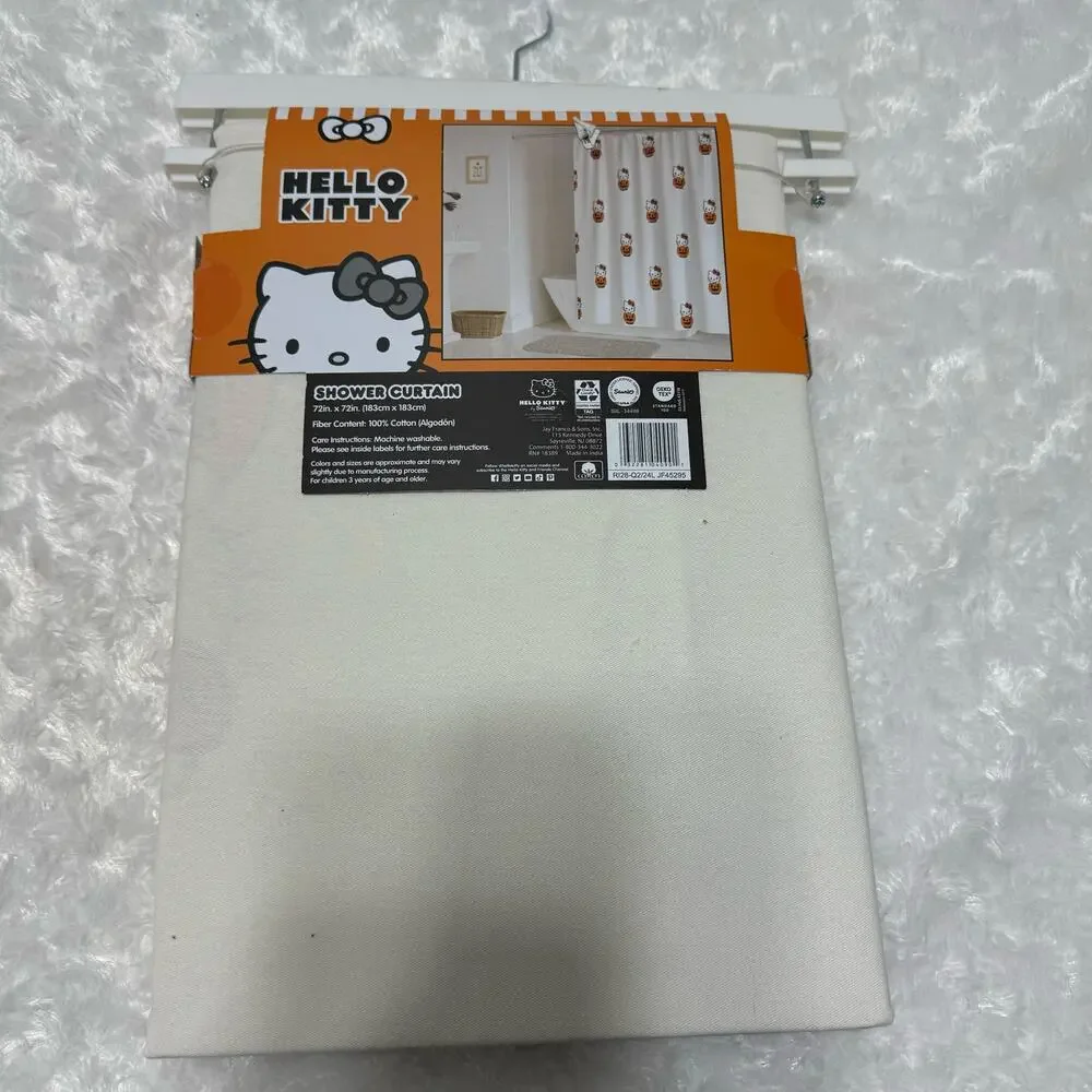 Hello Kitty Halloween Shower Curtain 72in x 72in